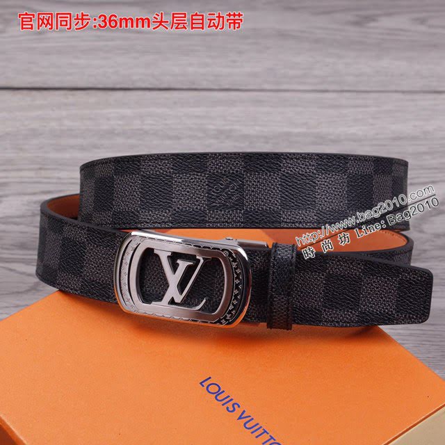 LV爆款男士皮帶 路易威登經典自動平滑款腰帶  jjp2205